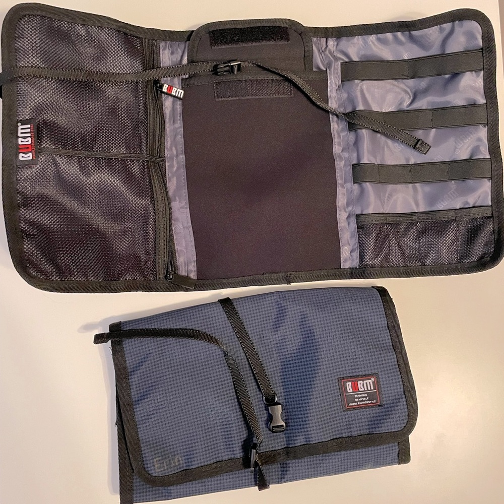 Tech organizer travel storage cases